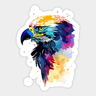 Eagle Bird Wild Nature Animal Colors Art Sticker